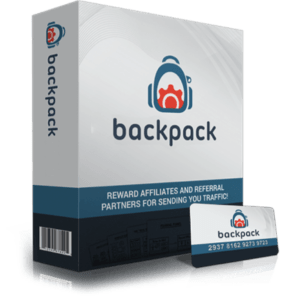Caja de backpack mochila en ClickFunnels