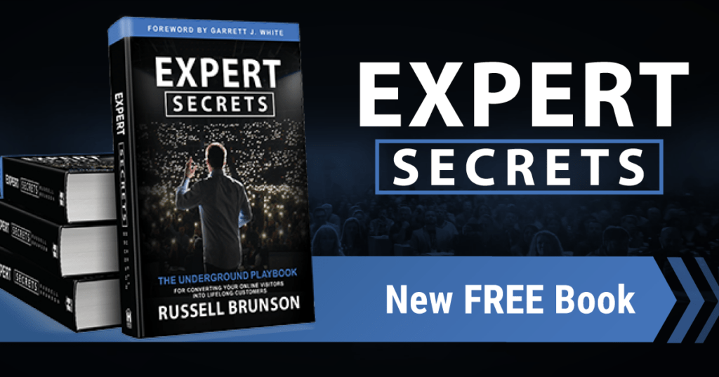 Portada libro Expert Secrets de Russel Brunson