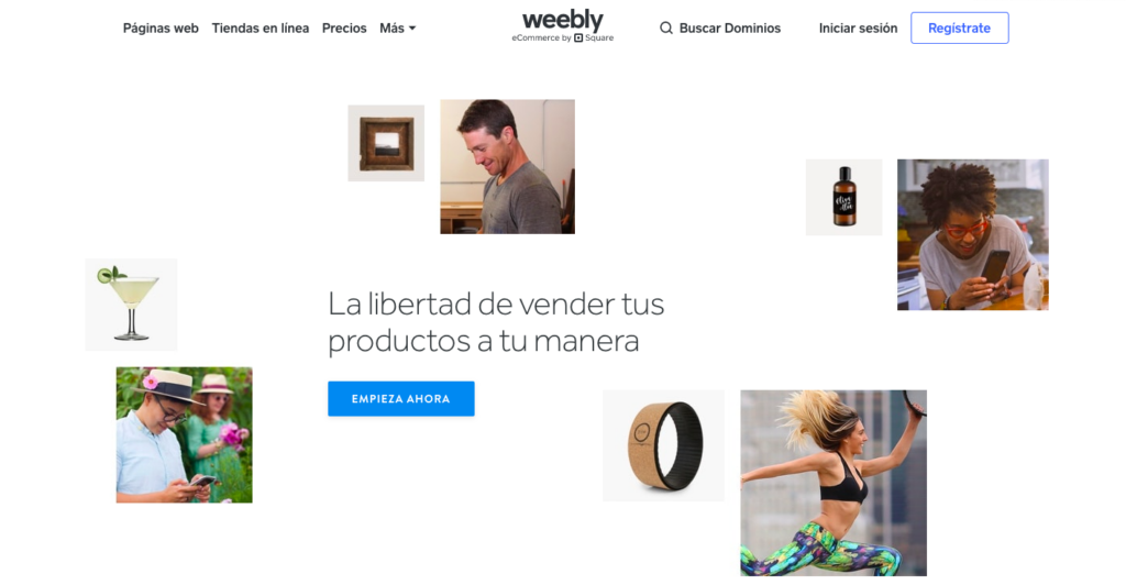 Weebly creador de tiendas en línea