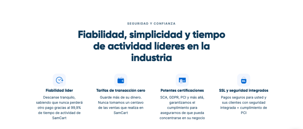 SamCart en español: Pros y Contras