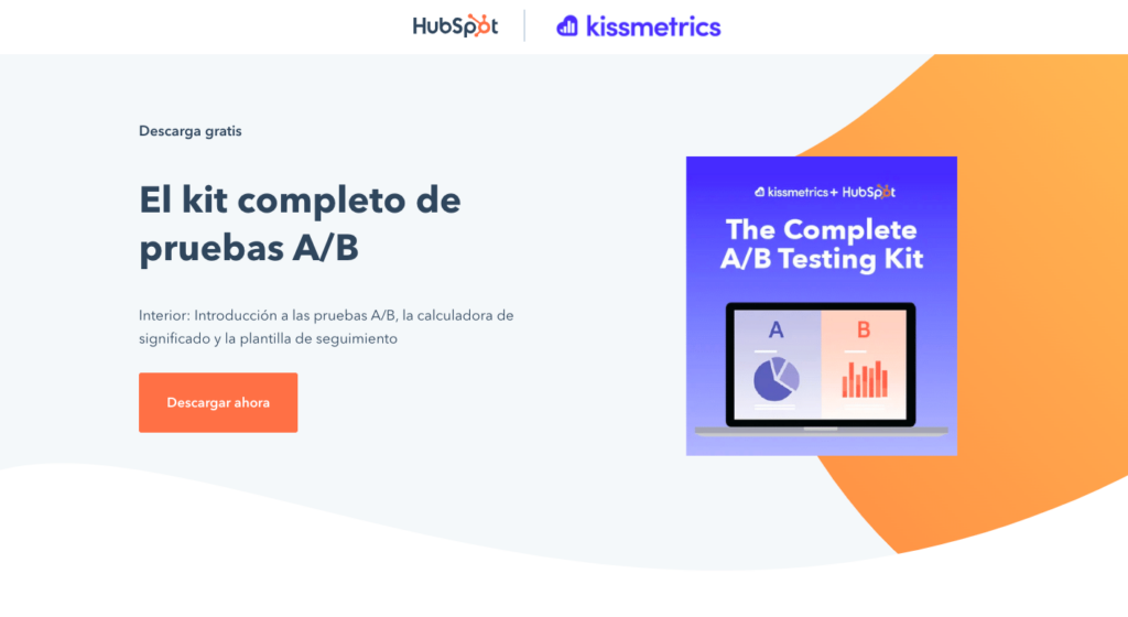 Hubspot and Kissmetrics Herramienta de AB Testing