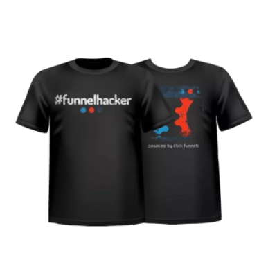 Camiseta de Funnel Hacker de ClickFunnels