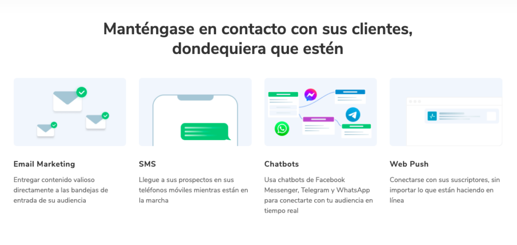 SendPulse Características Español