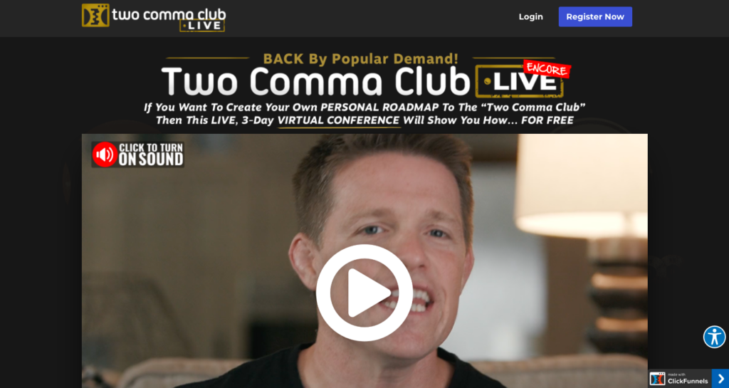 Two Comma Club en Vivo